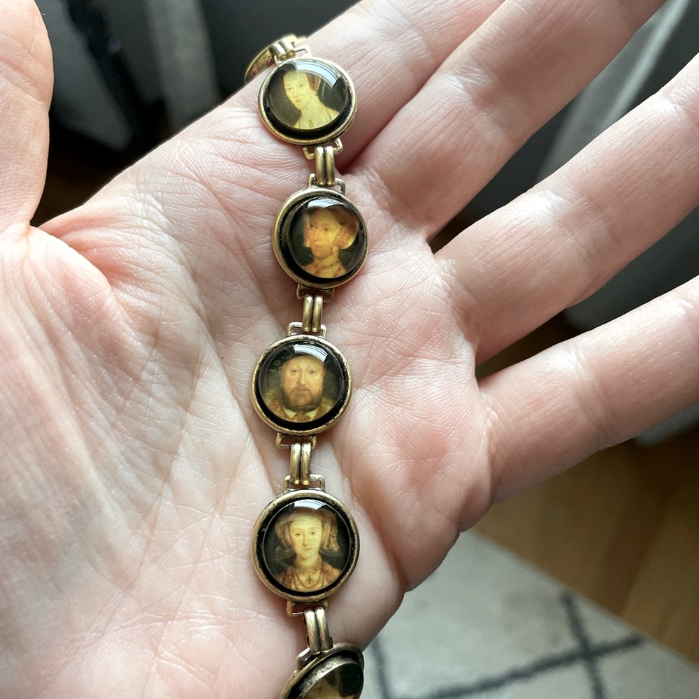 Six Wives of King Henry VIII vintage style handmade bracelet